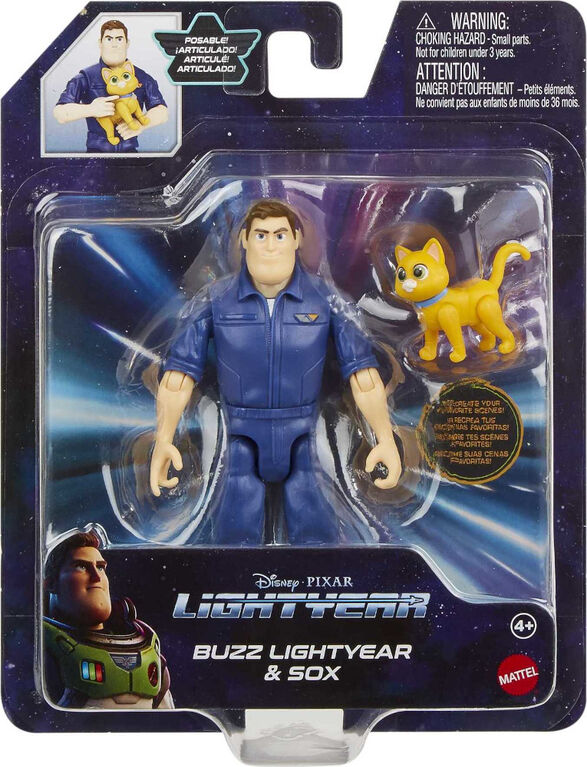 Disney Pixar Lightyear Buzz Lightyear and Sox Figures
