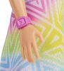 Barbie- Fashionistas- Poupée 190, mèches mauves, robe combishort