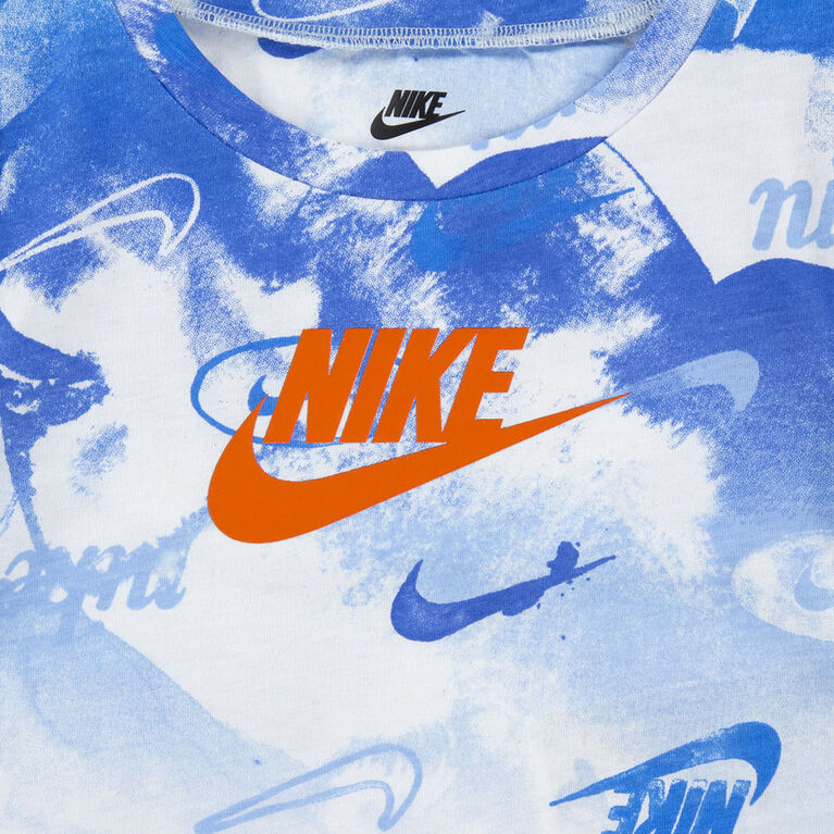 Nike  T-shirt and Short Set - Blue - Size 3T