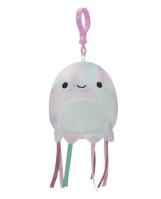 Squishmallow 3.5" Clip-on - Blue and Pink Tie-Dye Octopus
