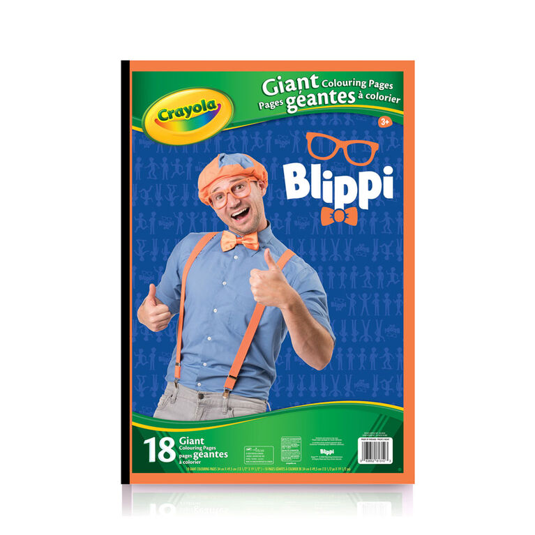 Crayola Giant Colouring Pages, Blippi