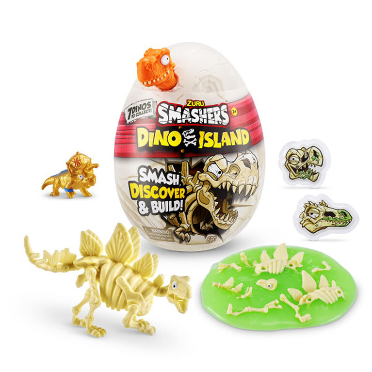 Zuru Smashers Dino Island Nano Egg Collectible Toy (Styles May Vary)