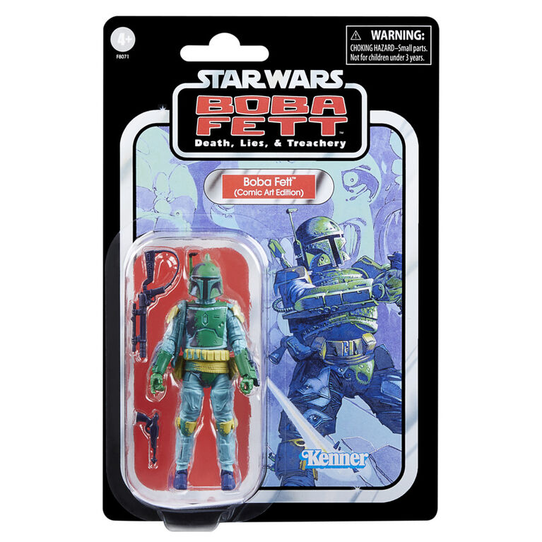 Star Wars The Vintage Collection, figurine Boba Fett (Comic Art Edition) (9,5 cm) -  - Notre exclusivité
