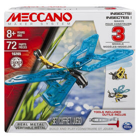 Meccano-Erector - coffret 3 modèles, Insectes