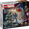 LEGO Marvel Iron Man & War Machine vs. Hammer Drones Building Toy for Boys & Girls, Ages 7+ - 76320