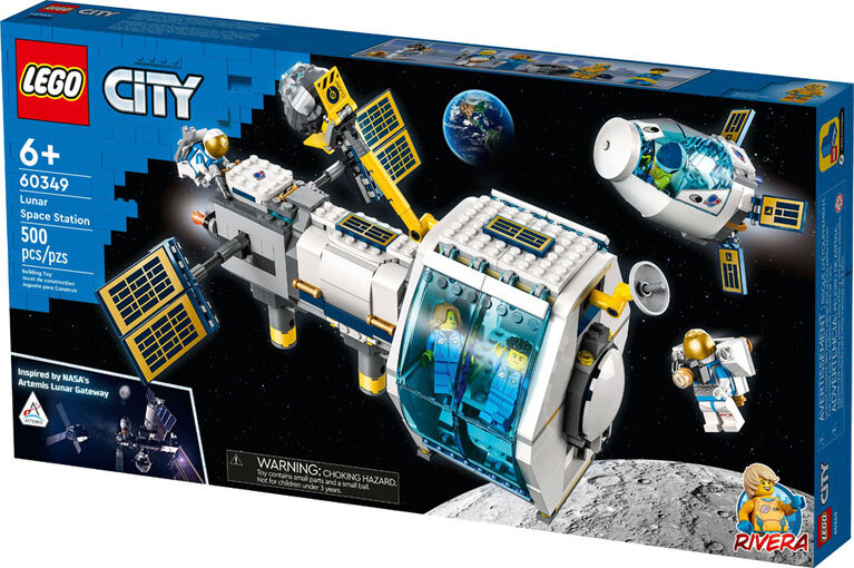 LEGO City Lunar Space Station 60349 Building Kit (500 Pieces)