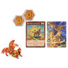 Bakugan Evolutions, Blitz Fox (Red), Platinum Series True Metal Bakugan, 2 BakuCores and Character Card