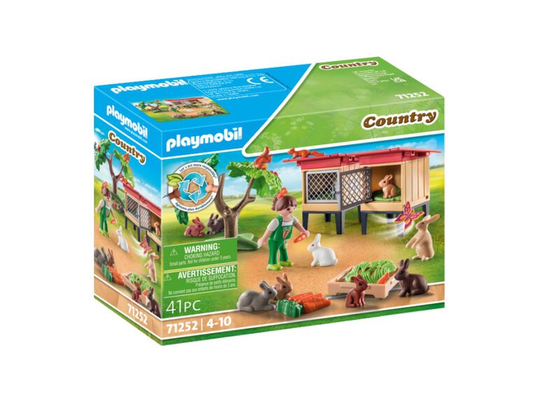 Playmobil - Enfant avec enclos et lapins