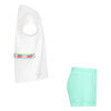 Nike T-shirt and Short Set - Green - Size 6