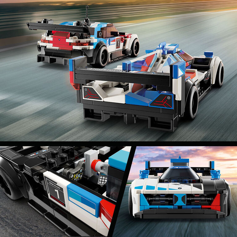 LEGO Speed Champions Les voitures de course BMW M4 GT3 et BMW M Hybrid V8 76922