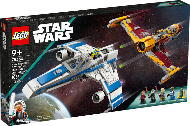 LEGO Star Wars E-Wing de la Nouvelle République vs le chasseur de Shin Hati 75364 (1 056 pièces)