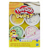 Play-Doh Color Burst, 4 pots de pâte atoxique, thématique de la crème glacée