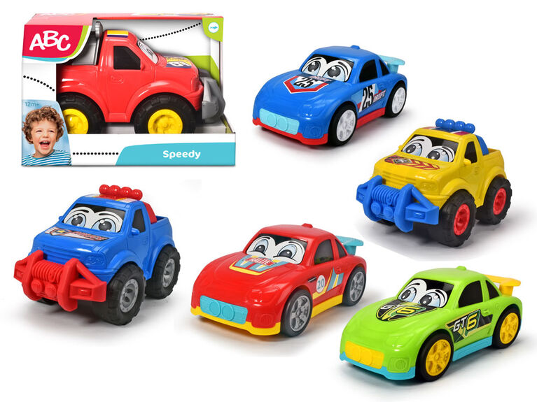 Dickie Toys - ABC Speedy Assortment - 1 per order, colour may vary (Each sold separately, selected at Random)