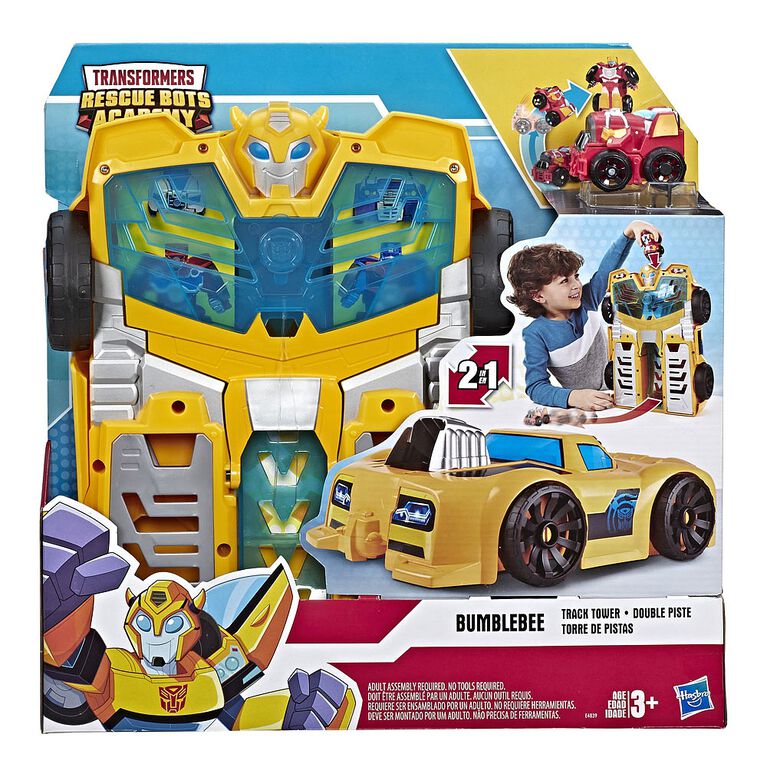 Playskool Heroes Transformers Rescue Bots Academy - Jeu Bumblebee Double piste