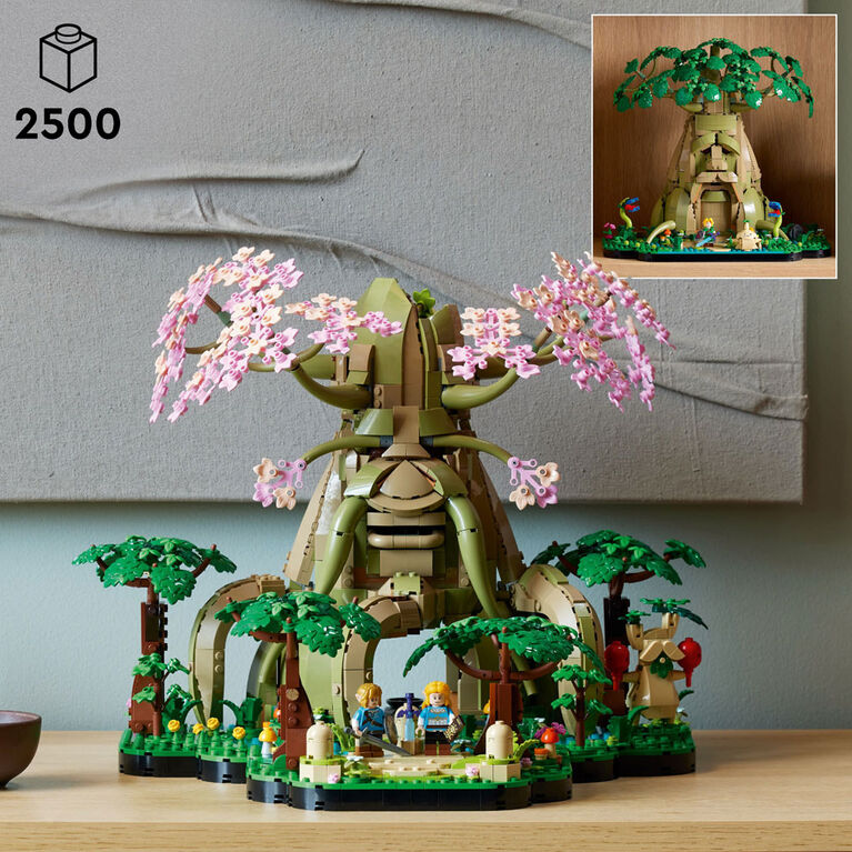 LEGO The Legend of Zelda Great Deku Tree 2in1 Building Set - Collectible Zelda Kit for Adults - 77092