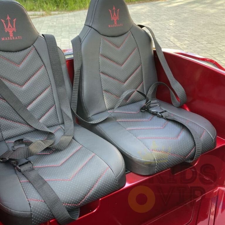 KidsVip 24V Maserati MC20 4WD W/RC- Red - English Edition