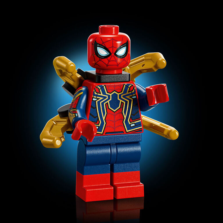 LEGO Marvel Iron Spider-Man Bust Building Kit - Includes Minifigure - Collectible for Adults, 18+ - 76326