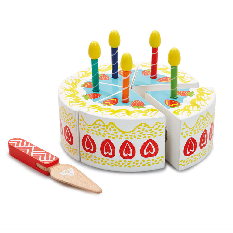 Early Learning Centre Wooden Birthday Cake - Édition anglaise - Notre exclusivité