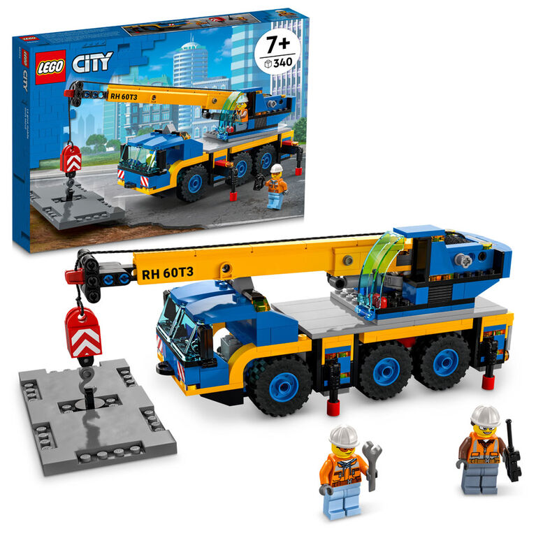 LEGO City Mobile Crane 60324 Building Kit (340 Pieces)