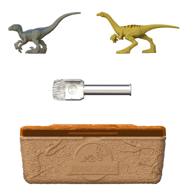 Jurassic World Minis Dinosaur Discovery Velociraptor 'Blue' and Gallimimus