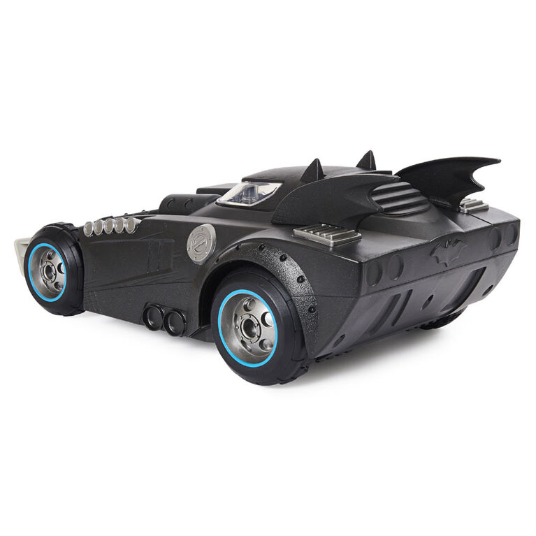 Véhicule radiocommandé Batmobile Launch and Defend BATMAN avec figurine articulée de 10 cm exclusive