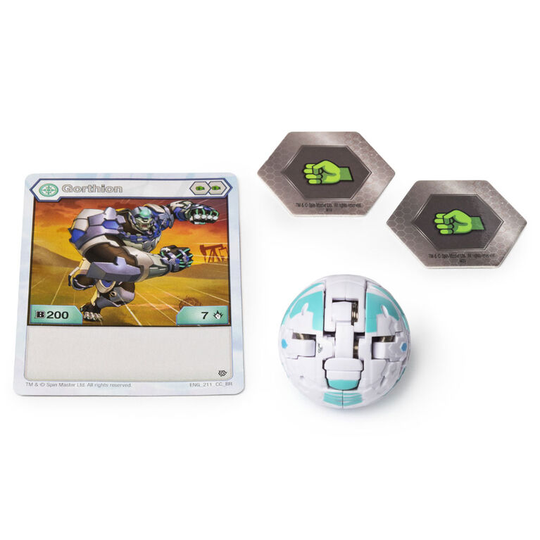 Bakugan, Mallette de rangement Baku-storage (blanc) pour créatures Bakugan à collectionner