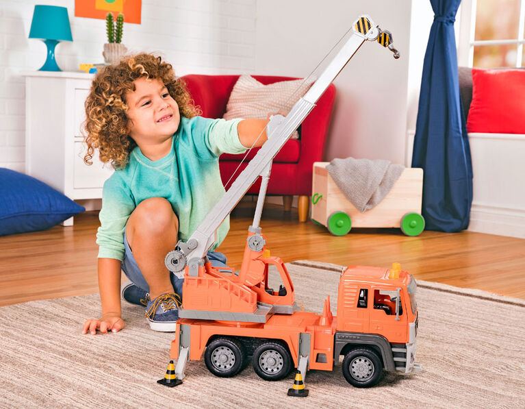 Driven, Toy Crane Truck with Lights and Sounds