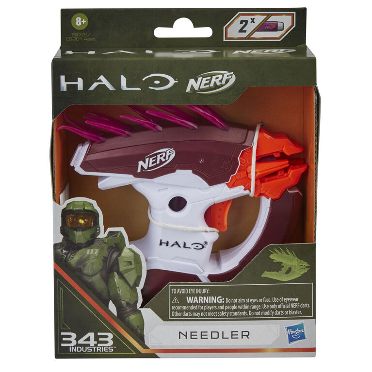 Nerf MicroShots Halo Needler - Mini Dart-Firing Blaster