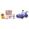 Gabby et la maison magique – Petite voiture Carlita avec figurine Pandy Paws à collectionner et 2 accessoires