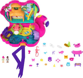 Polly Pocket - Coffret de Jeu - Flamant Rose de Fête