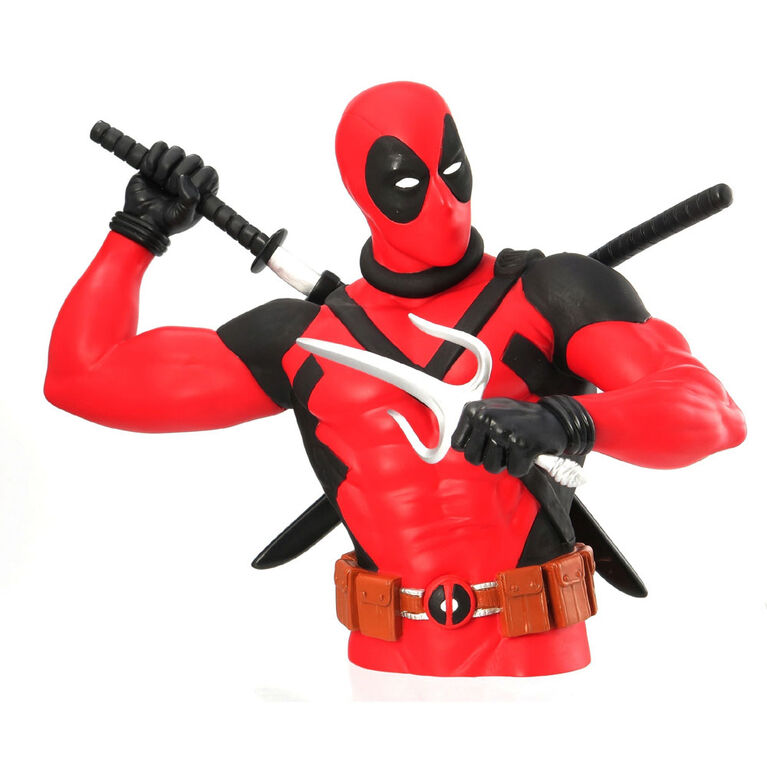 Marvel Deadpool Bust Bank - English Edition