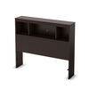 Spark Twin Bookcase Headboard Chocolate