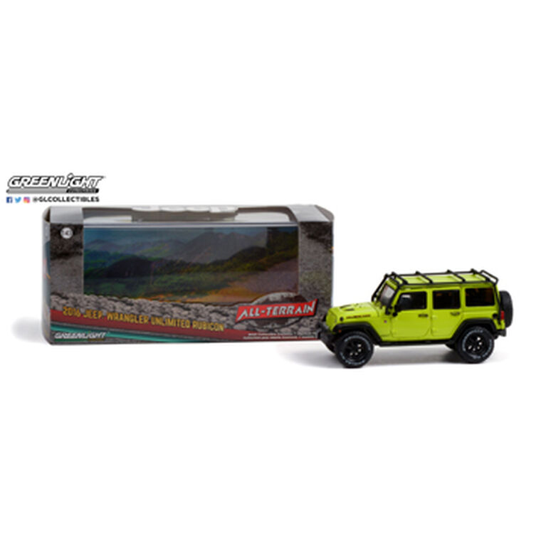 1:43 2016 Jeep Wrangler Unlimited Rubicon Hard Rock (Off-Road) - Hyper Green