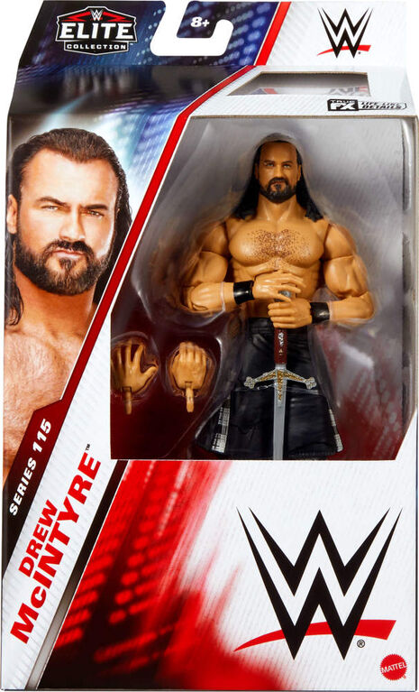 WWE Elite Drew McIntyre Action Figure, Series #115 6-inch Collectible with Articulation & Accessories