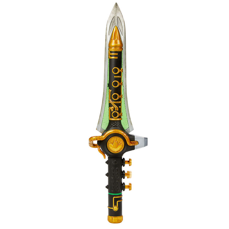 Power Rangers Lightning Collection - Dague Dragon Mighty Morphin verte - Notre exclusivité