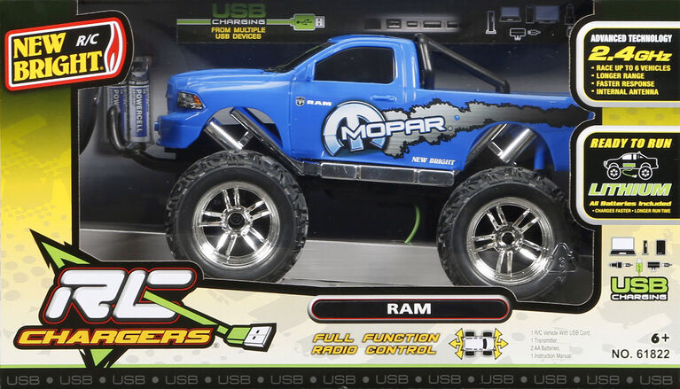 New Bright 1:15 Scale Radio Control 6.4v MOPAR Ram