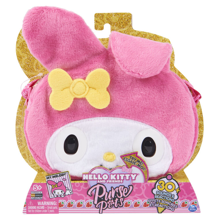 Mini sac Hello Kitty avec ses accessoires, 12 pièces