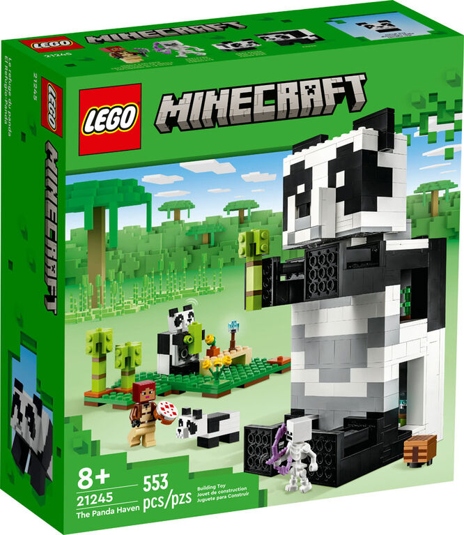 LEGO Minecraft Le refuge du panda 21245; Jeu de construction (553 pièces)