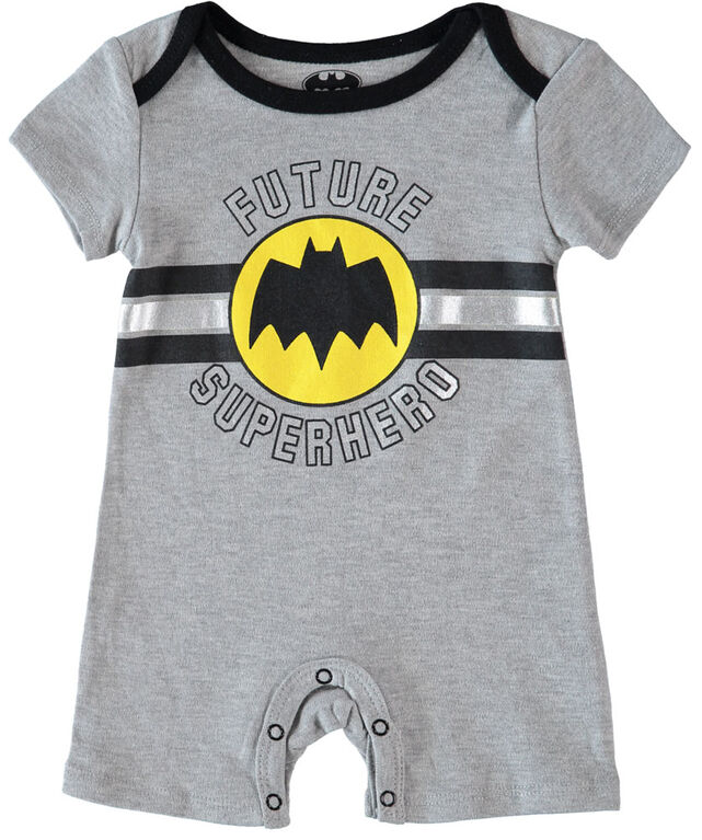 homme chauve-sourisnouveau-né future superhero 2 Pack barboteuse 6-9M gris