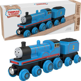 Thomas et ses amis - Piste en bois - Locomotive Édouard et wagon de charbon