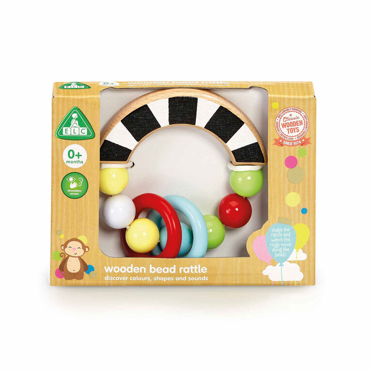Early Learning Centre Wooden Bead Rattle - English Edition - R Exclusive