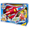 PAW Patrol, Super PAWs, 2-in-1 Transforming Mighty Pups Jet Command Center with Lights and Sounds