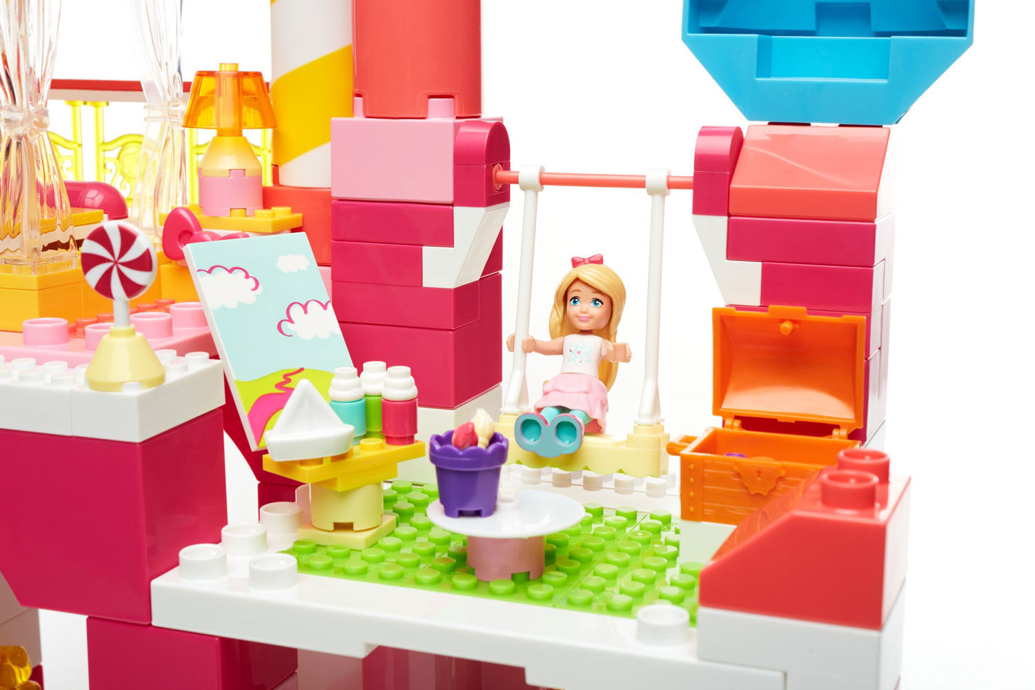 Mega Bloks Barbie Rainbow Princess Castle 