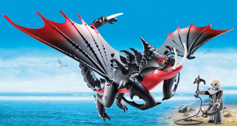 Playmobil - How To Train Your Dragon -  Deathgripper with Grimmel