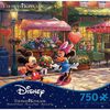 Ceaco - Thomas Kinkdade - Mickey and Minnie Sweetheart Café 750 Piece Puzzle - English Edition
