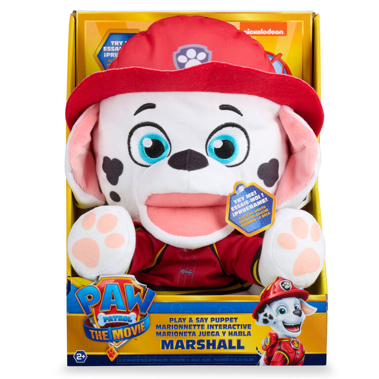 Paw Patrol Puppets Marshall - Édition anglaise