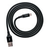 Ventev 587870 Charge/Sync Metallic Cable Lightning 4ft Black