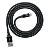 Ventev Câble Métallique de Charge/Sync Lightning 4ft Noir