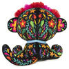 P.Lushes Designer Fashion Pets Sofia Lopez Monkey Premium Stuffed Animal, Black/Multicolor, 6"