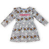 Gabby's Dollhouse - Long Sleeve Dress - Light Grey Mix